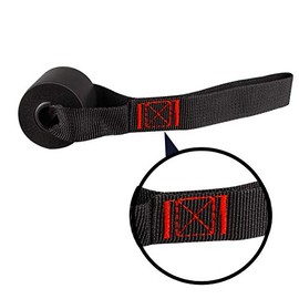 Slim Panda Heavy Duty Door Anchor for Resistance Bands - Door Strap Attachment for Exercise Bands for Workout Bands, Stretch Bands Anti-Slip Heavy Gauge Rings Strong Nylon Webbing (1 Pack)