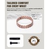 Jecanori Pure Copper Bracelet for Men, Magnetic Cross Bracelets for