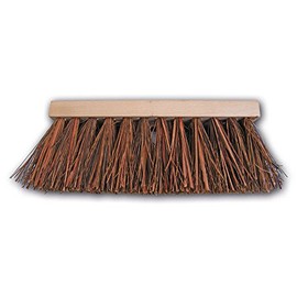Schulz - Für den Menschen & Sein Haus! - Piassava Street Broom - The Classic Garden Broom Made of Wood Fibres - Made in Germany