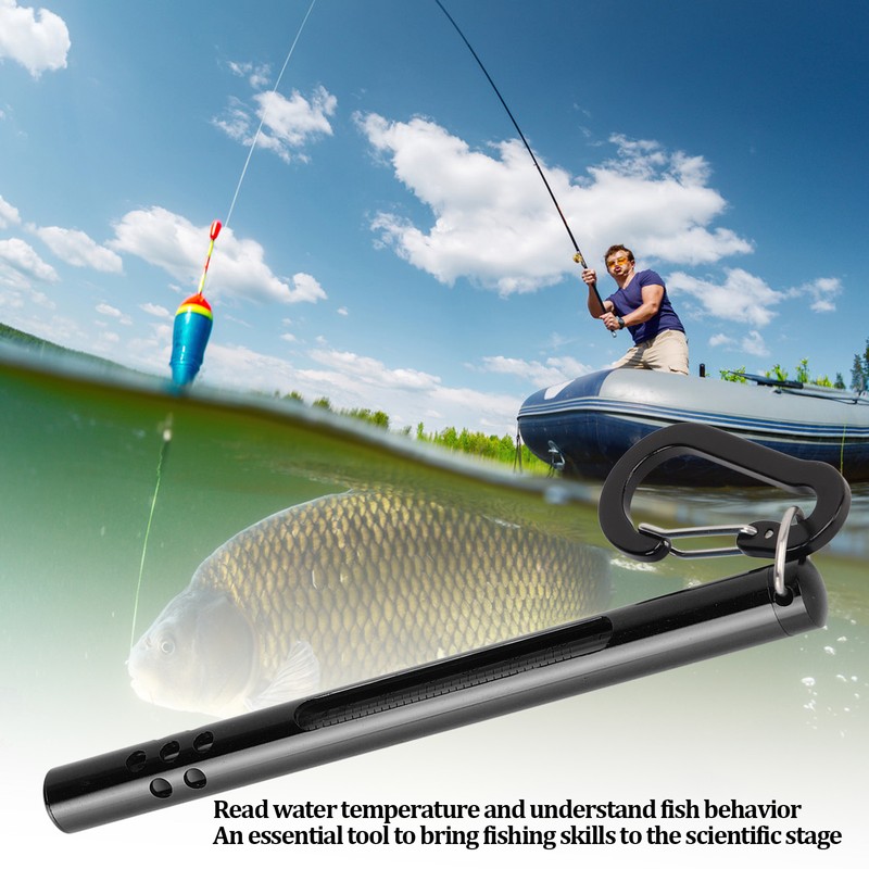 Fly Fishing Water Thermometer Stream Water Temperature Measurement Tools with