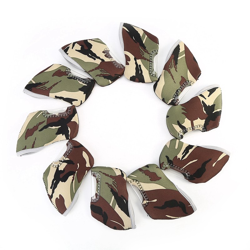 10pcs/Set Fashionable Golf Irons Headcover Ball Head Protective Cover(Camouflage)