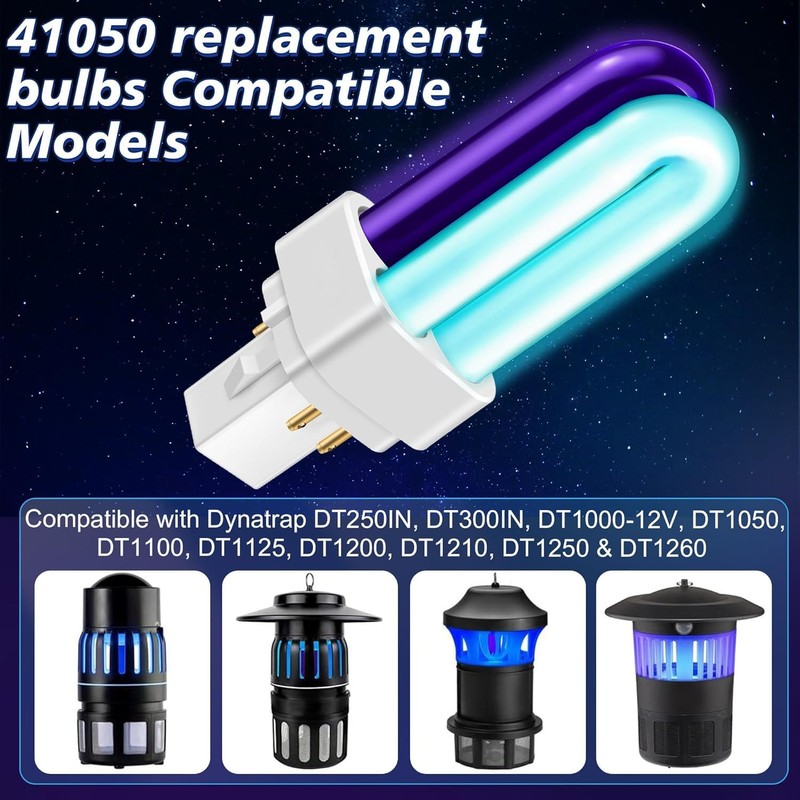 Qualirey 6 Pack 41050 7W Replacement Bulb, Upgraded 2 Color