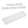 IWOWHERO Tongue Scraper Tool Box 6pcs Plastic Organizer Lock Portable
