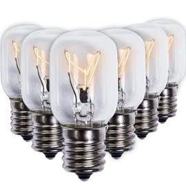 Premium 8206232A Microwave Light Bulb 40W E17 125V Replacement Part by Blue Stars - Exact Fit for Whirlpool & Maytag Microwaves, the Lava Lamps - Replaces 1890433 8206232 AP4512653 - PACK OF 6