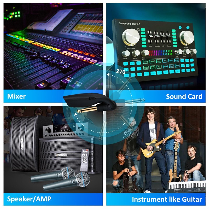 WENTELMUSIC A98T 2.4GHz Wireless in-Ear Monitor System – Low Latency,
