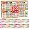 AZEN 200 Pack Lip Balm, Natural Lip Balm Bulk, Lip