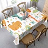 LoLo UoUo African Safari Animals Zoo Tablecloth 60x84 Inch Birthday