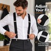 Heavy Duty X-Back Suspenders for Men – Adjustable Elastic Straps