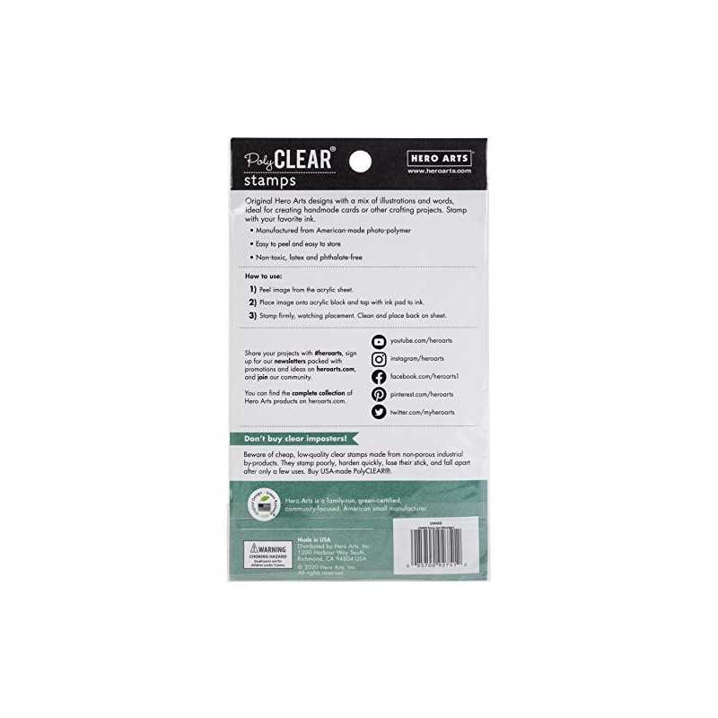 Hero Arts Clear STMP, Deep Sea Messages