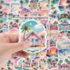 Pack of 50 Beach Stickers Pack Beach Sticker Set Waterproof