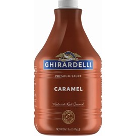 Ghirardelli Chocolate Company Caramel Sauce Pump Bottle, 87.3 oz (Pack of 1)