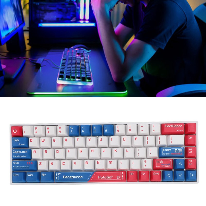 68 Key 60% Mechanical Gaming Keyboard RGB Backlit 3 Mode