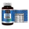 Men Testo 100 cápsulas, Testosterona Hombre, 100% natural, Precursor de