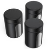 Glass Storage Jar (6 oz), 3 Pack Premium Smell Proof