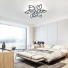 Garwarm LED Ceiling Light, Dimmable Modern Flower Shape Flush Mount