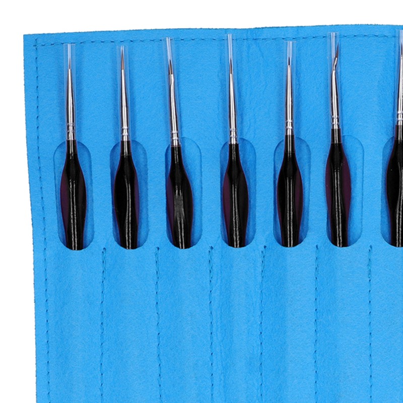 12Pcs Paint Brush Set for Face MakeUp Nail Scale Model