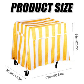 Water Table Cover for Step 2, Yellow Kids Play Sand Table Cover Waterproof Children Splash Pond Water Table Cover 600D PU Oxford Fabric Outdoor Water Table Toy Cover Protector for Patio