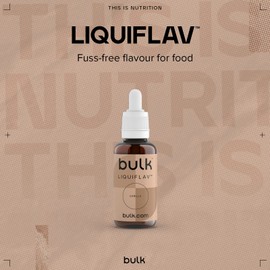 Bulk LiquiFlav, Flavour Drops, Vanilla, 50 ml