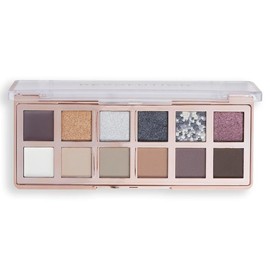 Revolution Beauty, The True Icon Bronze Eyeshadow Palette, 12 Ultra-Pigmented Matte & Shimmer Finishes & Shades, Long-Lasting & Blendable, Vegan & Cruelty-Free, 3.53 oz - Color: Smokey Icon Grunge, Size: 3.53 Ounce (Pack of 1)