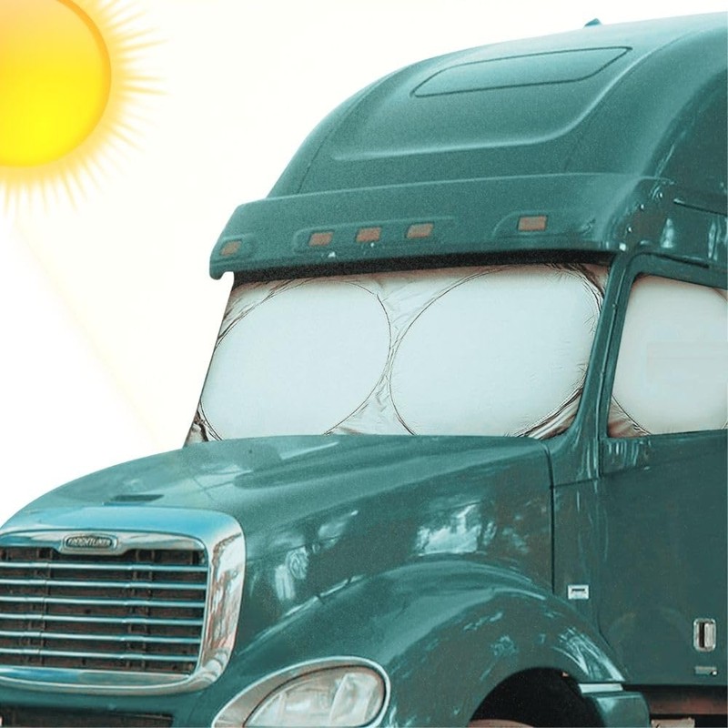 Maro Semi-Truck Sun Shade for Windshield and Side Windows 240T
