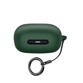 Keminsung case Compatible with soundcore C30i Cover Wireless Earbuds Silicone Material Shockproof Unique Portable Protective Cover with Carabiner (Green)