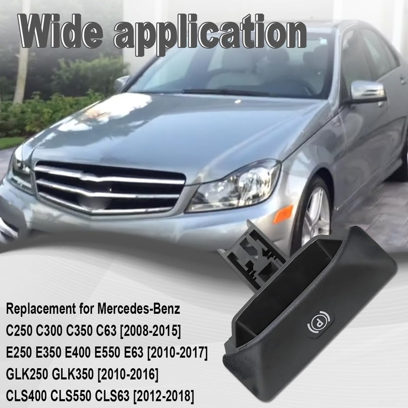 ZAMDOE A2044270020 Parking Brake Pull Handle for Mercedes-Benz C-Class W204