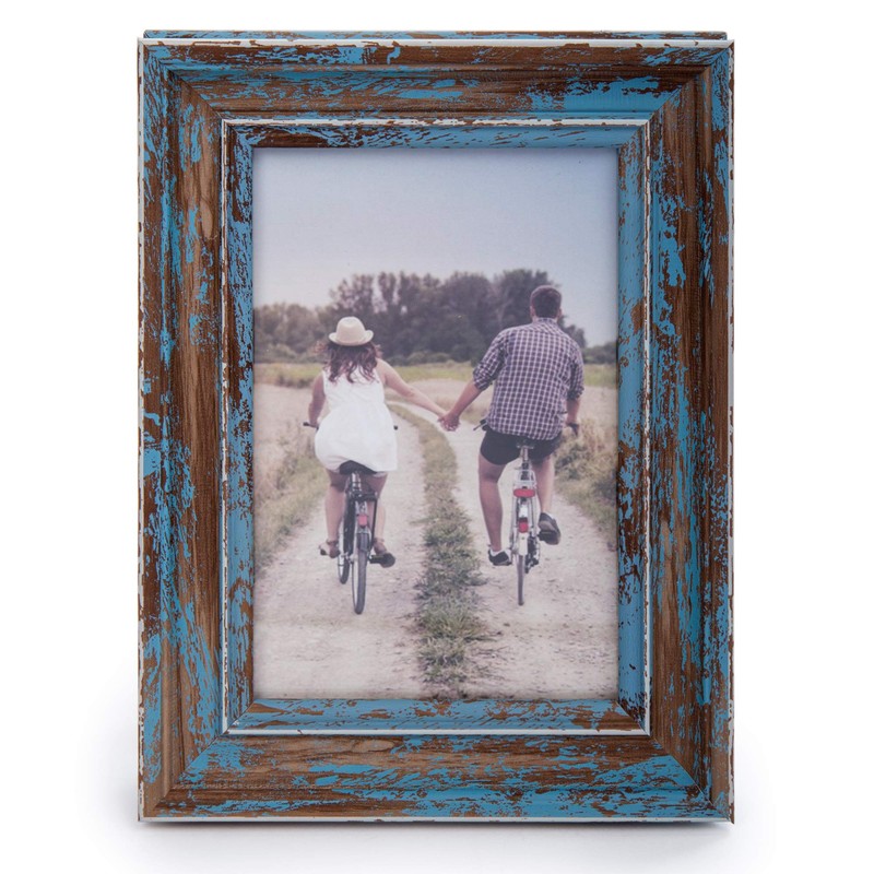 Truu Design, Decorative Distressed Weathered Wooden Look Picture Frame, 4