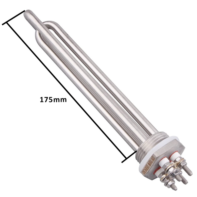 DERNORD 12V 700W Immersion Heater Submersible Water Heater Element Stainless