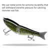 Bassdash Swim Shad Joint Style Glide Bait Fishing Lure for