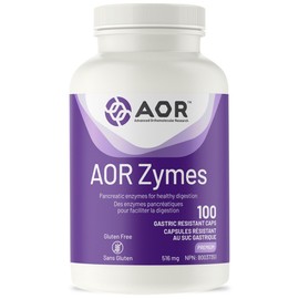 AOR AOR - AOR Zymes - 100 Capsules - Pancreatic Enzymes for Healthy Digestion