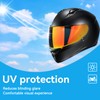 RIDLOG HJ-34P Visor- C10 Helmet Visor Shield Replacement UV Protection