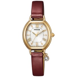 Citizen KP2-523-92 Wicca Solar Tech Wristwatch, Ear Cuff Set, Limited Edition, Waterproof, Brown, White, White, Braun