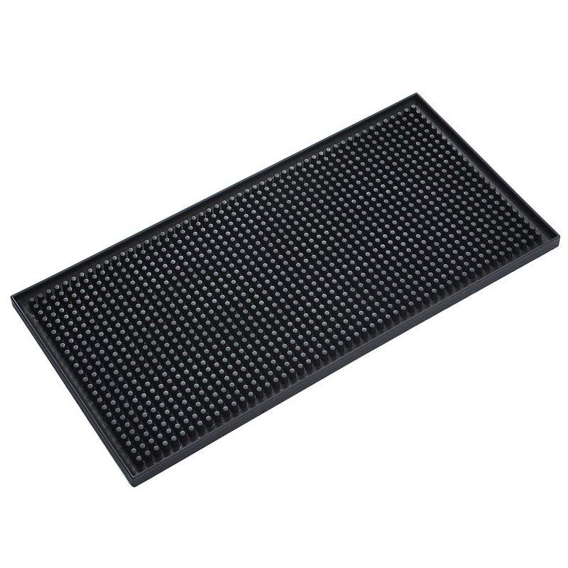 FOCCTS Rectangular Rubber Bar Mat, 30 x 15 x 1