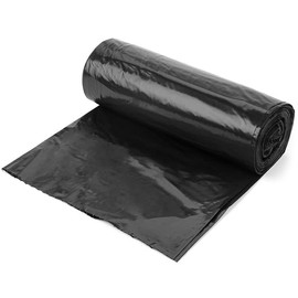 Ultrasac 55-60 Gallon 6.0 MIL Black Heavy Duty Trash Bags - 39" x 58" - Pack of 15 - For Contractor, Construction, & Industrial,UL-39586BK