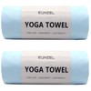 2 Pack Hot Yoga Towel Non Slip Yoga Mat Towel