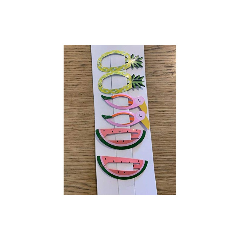 Kids Girls Bendies Sleepies Hair Snap Clip Slides - Novelty