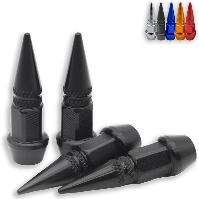 Tapon Pivote Valvula Cubre Llanta Aluminio Auto Moto 4 pieza