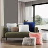 NordECO HOME Decorative Cushion Covers, Cuddly, Fluffy, Soft, Plush, Artificial