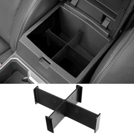 BILOPER Center Console Dividers Organizer For Toyota Tacoma 2024 2025 2026,ABS Armrest Box Dividers for 4rd Gen Tacoma Accessories