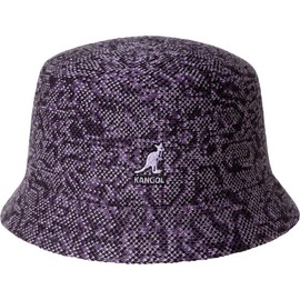 Kangol Unisex Vogelseye Maze Bin Beret Hat, Digital Lavender/Dk Berry