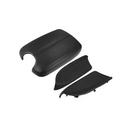INFINAUTO 1 Set Car Center Console Cover Front Door Panels Armrest Replacement for Honda Accord 2008 2009 2010 2011 2012 Black Stylish Design