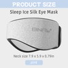 Sleep Mask Eye Mask with Adjustable Headband for Men and