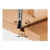 Festool 490990 Dovetail Bit HW 14.3 mm, 15 Degree