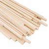 KEILEOHO 200 Pack 30cm x 5mm Square Wood Dowels Rods,