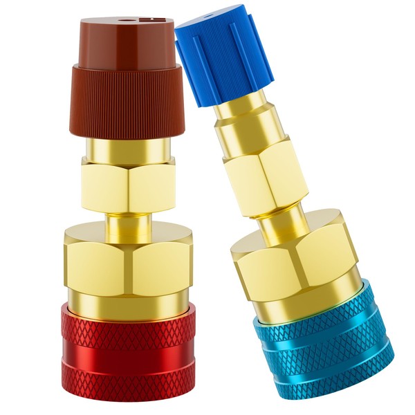HTOMT R1234yf Adapter Kit, R134a to R1234yf Quick Coupler Conversion