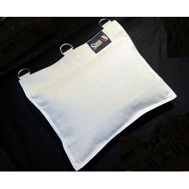 XTRAFITNESS SAND WALL BAG Wing Chun WALL STRIKE BAG Canvas Wall Bag 1 Section - White