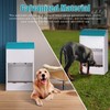 ZHEQOGZH Galvanized Automatic Dog Feeder Large Breed 45 Pounds, Metal