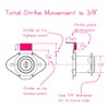 Desunia Office Desk Lock for Drawer & Door - 7/8"