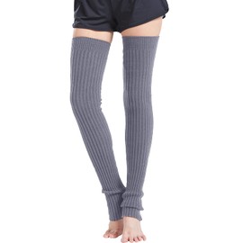 Nanxson TTW0056 Women's Girls Extra Long Basic Leg Warmer Knitted Over Knee Long Cuff Leg Warmer Dance Socks -