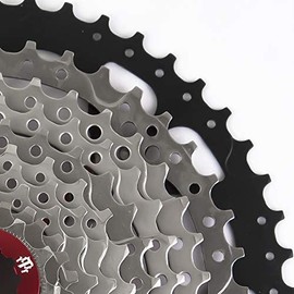 splumzer 8/9/10/11 Speed Cassette MTB Cassette 11-28T/32T/36T/40T/42T/46T/50T Fit for Mountain Bike, Road Bike, MTB, BMX, 8-Speed-11-42T